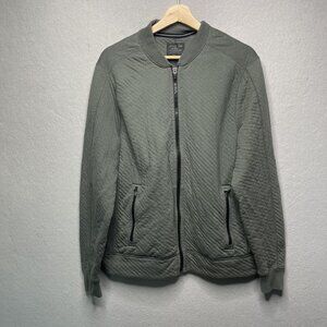 Mens Medium Abercrombie And Fitch Sweat Bomber Jacket Lightweight